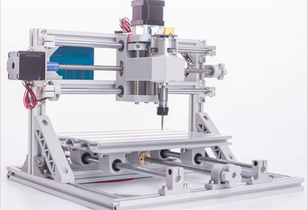 CNC Router 2418 Pro MAX Kit GRBL Control 3 Axis Plastic Acrylic PCB PVC Wood Carving Milling Engraving Machine, XYZ Working Area 240x180x50mm (ER11 10PCS Router Bits CNC Router Machine)