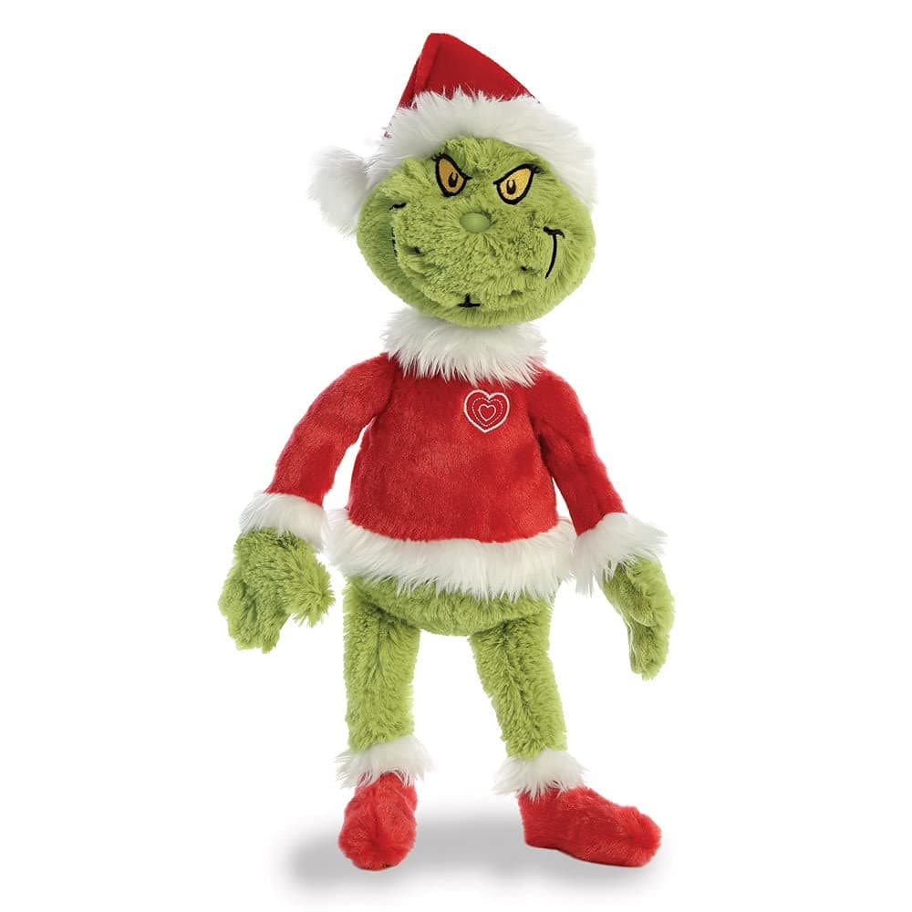 Aurora Dr. Seuss Grinch Santa 19", Red & Green, 15900, 16cm