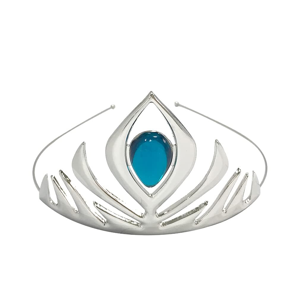 Princess Queen Coronation Crown (Silver) fit for adult and child