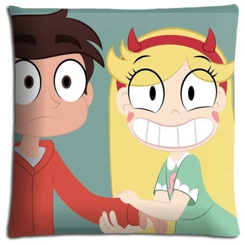 Yokon Anime 16x16 inch 40x40 cm floor pillow protectors cases Cotton & Polyester Beautiful Fashion Star vs. The Forces of Evil
