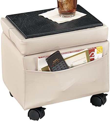 STORAGE OTTOMANS WalterDrake Almond Flip Top