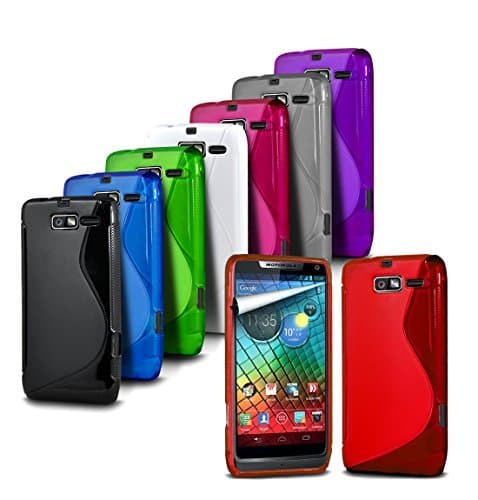 London Gadget Store For Nokia Lumia 820 - S Line Wave Gel Silicone Rubber TPU Slim Skin Case Cover - HOT PINK