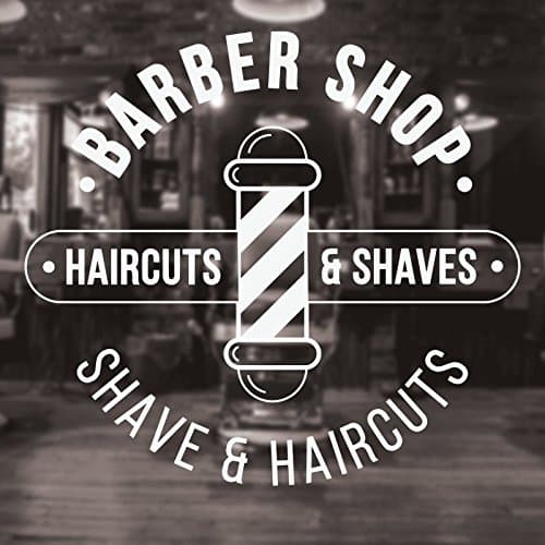 Barber Sign Pole, Barber Shop Window Sign, Circular Barber Shop Haircut Shave