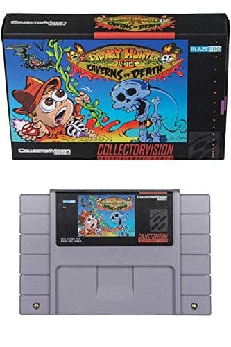 2018 SNES Sydney Hunter and The Caverns of Death by Collector Vision- Brand New Release- Retro-Style Game Adventure Platformer- Adventure/Puzzle Platformer for Super Nintendo- 16Bit