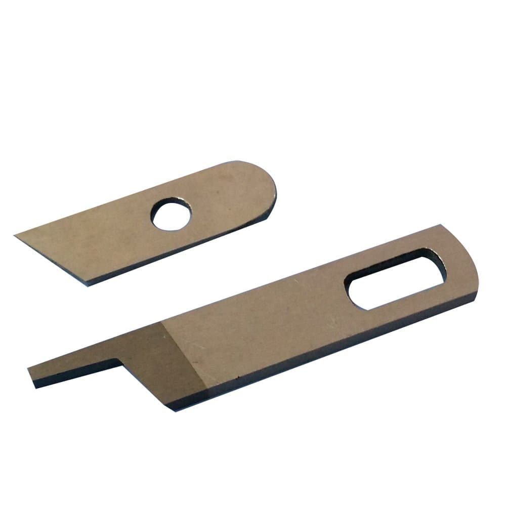 Upper Knife 412585 & Lower Knife 550449 for Singer 14CG754 Pfaff 4762 4772 Babylock Serger Machine