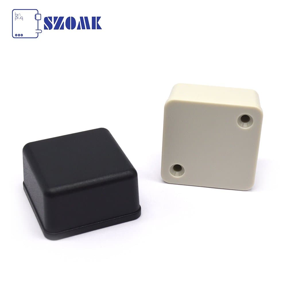 ABS Plastic Waterproof Junction Box Small Black Project Diy Case 36x36x20mm (Black)