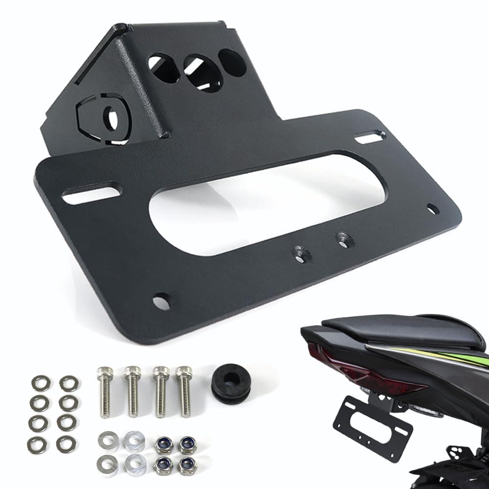 Motorcycle Fender Eliminator Compatible with 2025 2024 2023 2022 2021 2020 2019 ZX-6R 636, Tail Tidy Fit for ZX-6R 636 2019-2025 Fender Eliminator Bracket