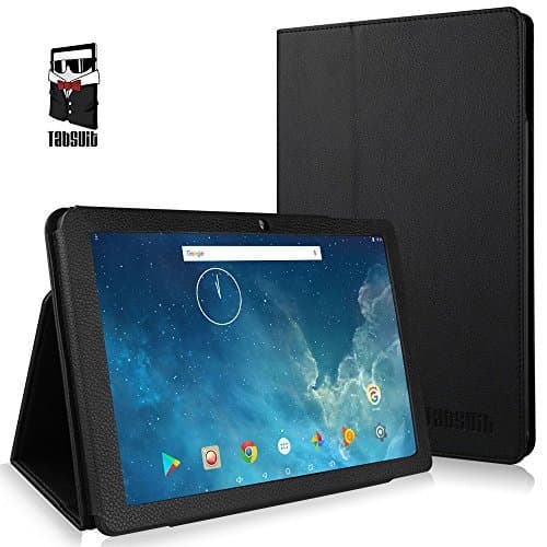 TabSuit Dragon Touch X10 10.1 Inch PU Leather Case Cover Stand for Dragon Touch X10 10.1 Version Tablet (Not Compatible Dragon Touch X10 10.6 inch Tablet)