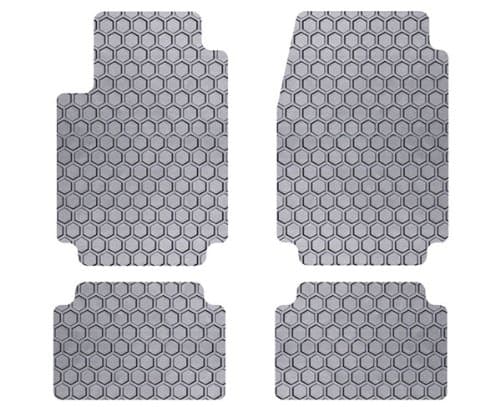 2004-2009 Compatible for Mercedes W211 E-Class 4-Matic ((Four Wheel Drive)) Grey Hexomat 4 Piece Mat Set (Front & Rear)