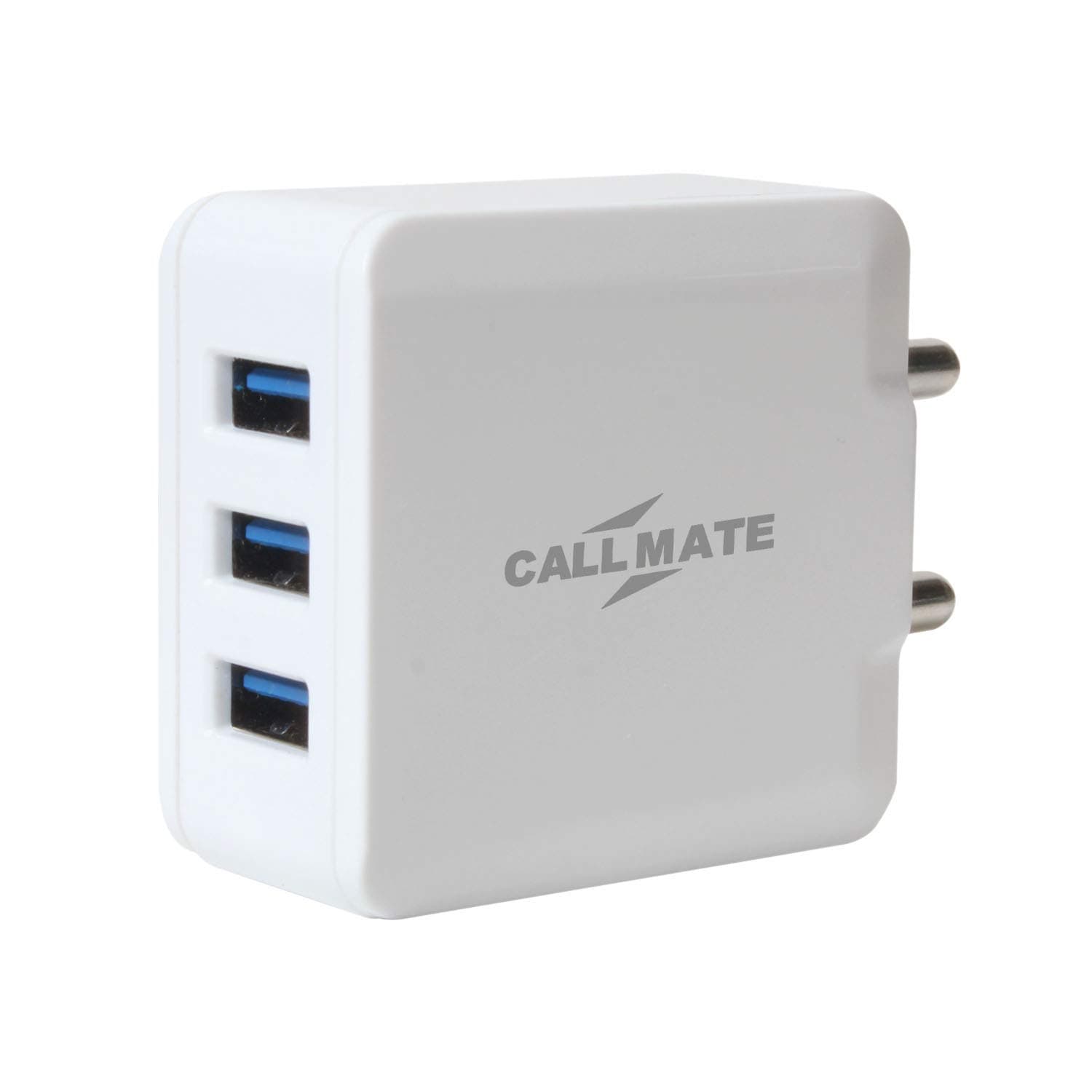 CallMate LC090 3.1A Triple Port Fast Turbo Charger Adapter with Micro USB Cable
