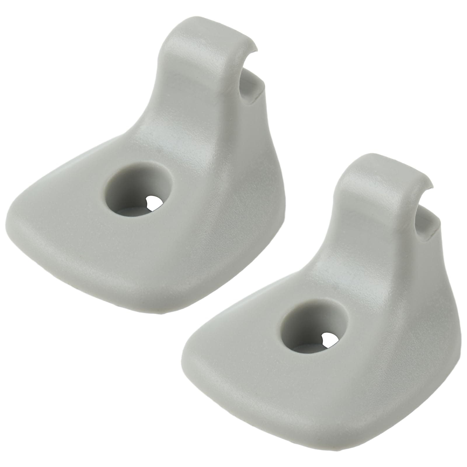 2PCS Sun Visor Clip Support 1GW25DW1AA for Chrysler Sebring for Dodge Avenger 2008-2010, Grey