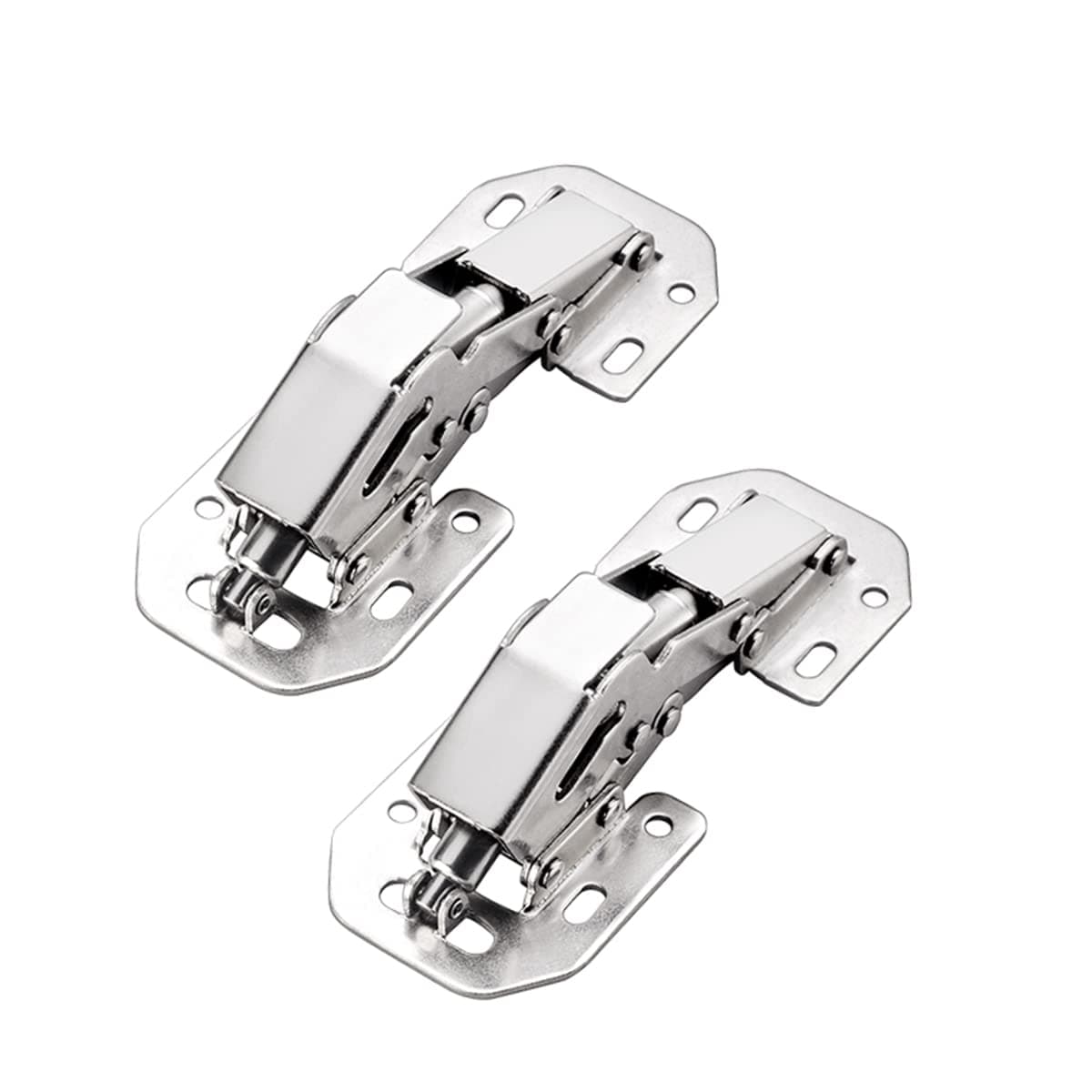 Qrity 2 PCS Cabinet Door Hinges - Solf Close, Hydraulic Concealed, 90 Degree, Invisible Hinges for Cabinet, Cupboards, Wardrobes