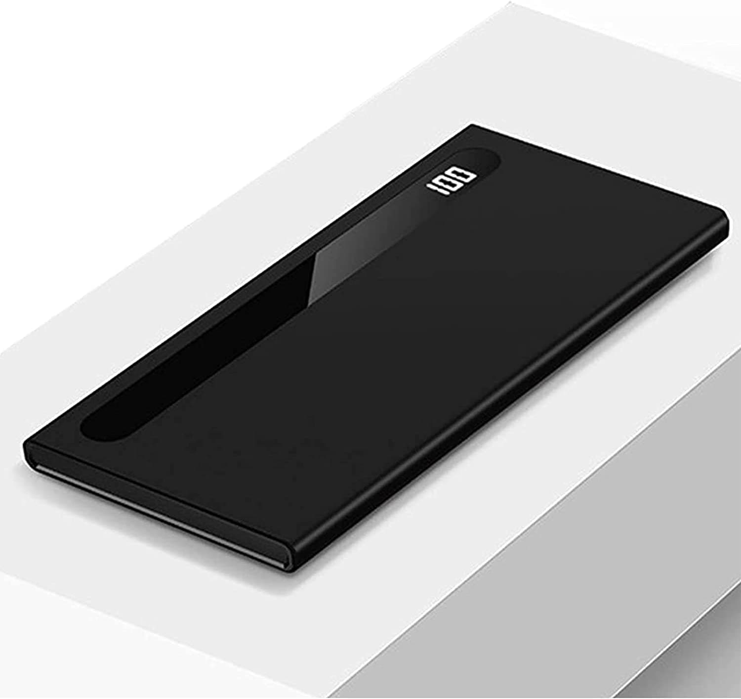 Power Bank Portable Charger 100000Mah 2.1A Fast Phone Charging External Battery Pack with LED Digital Display, 2 USB Ports And 2 Input USB-C, for Iphone, Samsung, Android,Black