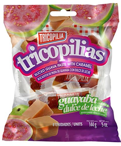 Tricopilia Sliced Guava Paste & Caramel (Dulce De Leche) 5 Ounce (Pack of 12)