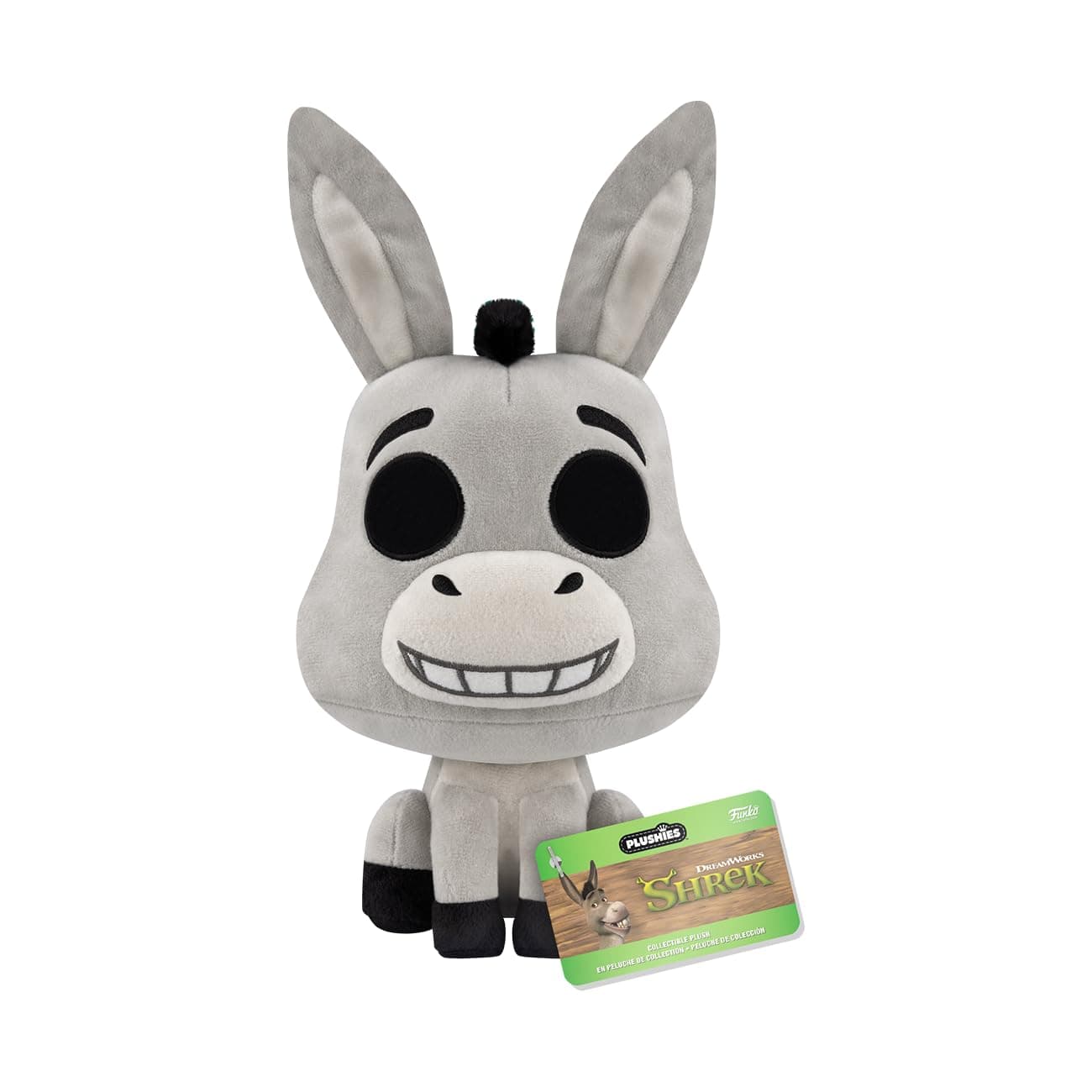 Funko Pop! Plush: Shrek – Donkey (7") ​- Collectable Soft Toy - Birthday Gift Idea - Official Merchandise - Stuffed Plushie for Kids and Adults - Ideal for Movies Fans
