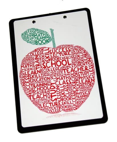 Apple Teacher Clip Board