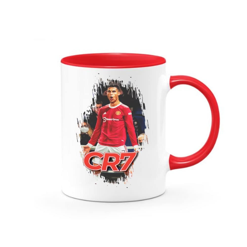 Cristiano Ronaldo Manchester United Coffee Mug (Red)