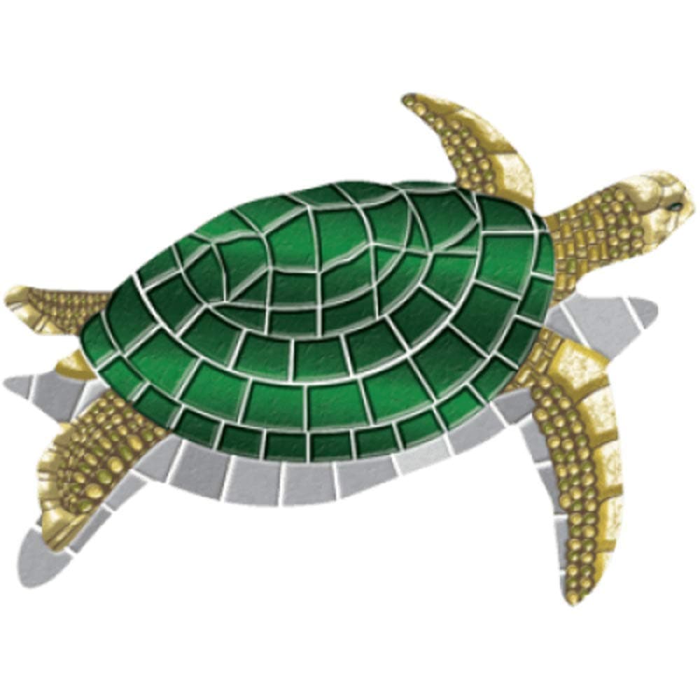 Drop-in Turtle Vinyl Swimming Pool Mat (40" x 30")