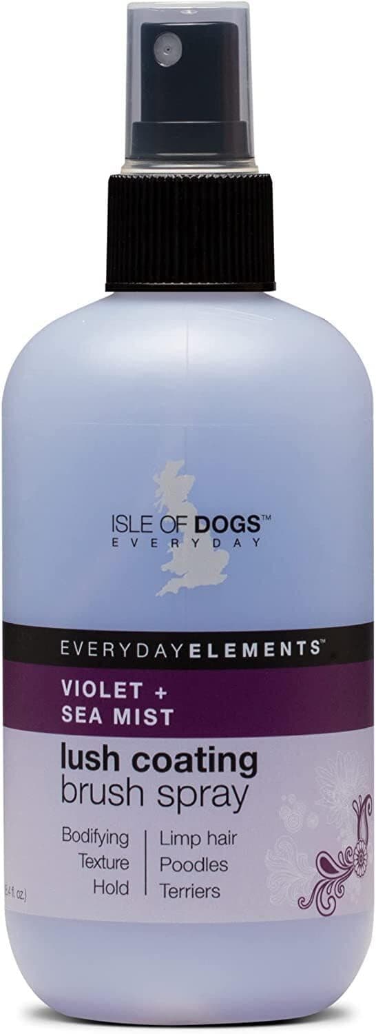 Everyday Isle of Dogs Lush Coating Dog Brush Spray, 250 ml (Violet and Sea Mist)
