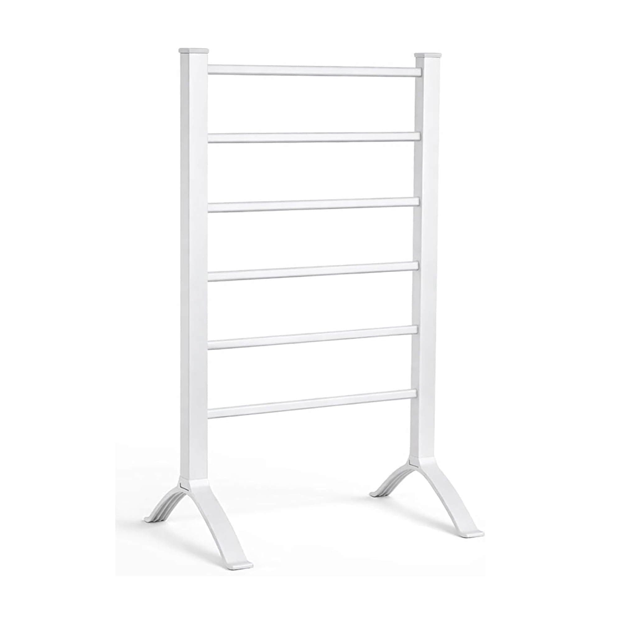 Oypla Portable Aluminium Electric Towel Rail Warmer with 6 Heated Bars