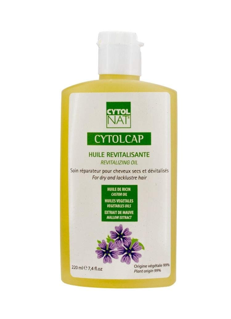 CYTOLCAP® Revitalizing Oil 220 ml – Restorative care before shampoo for dry and devitalized hair – Based on Castor oil.