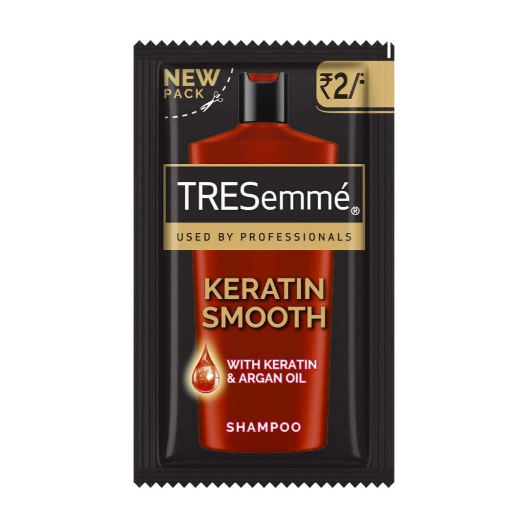 TRESemme Keratin Smooth Shampoo, 6ml Sachet [Pack of 64]