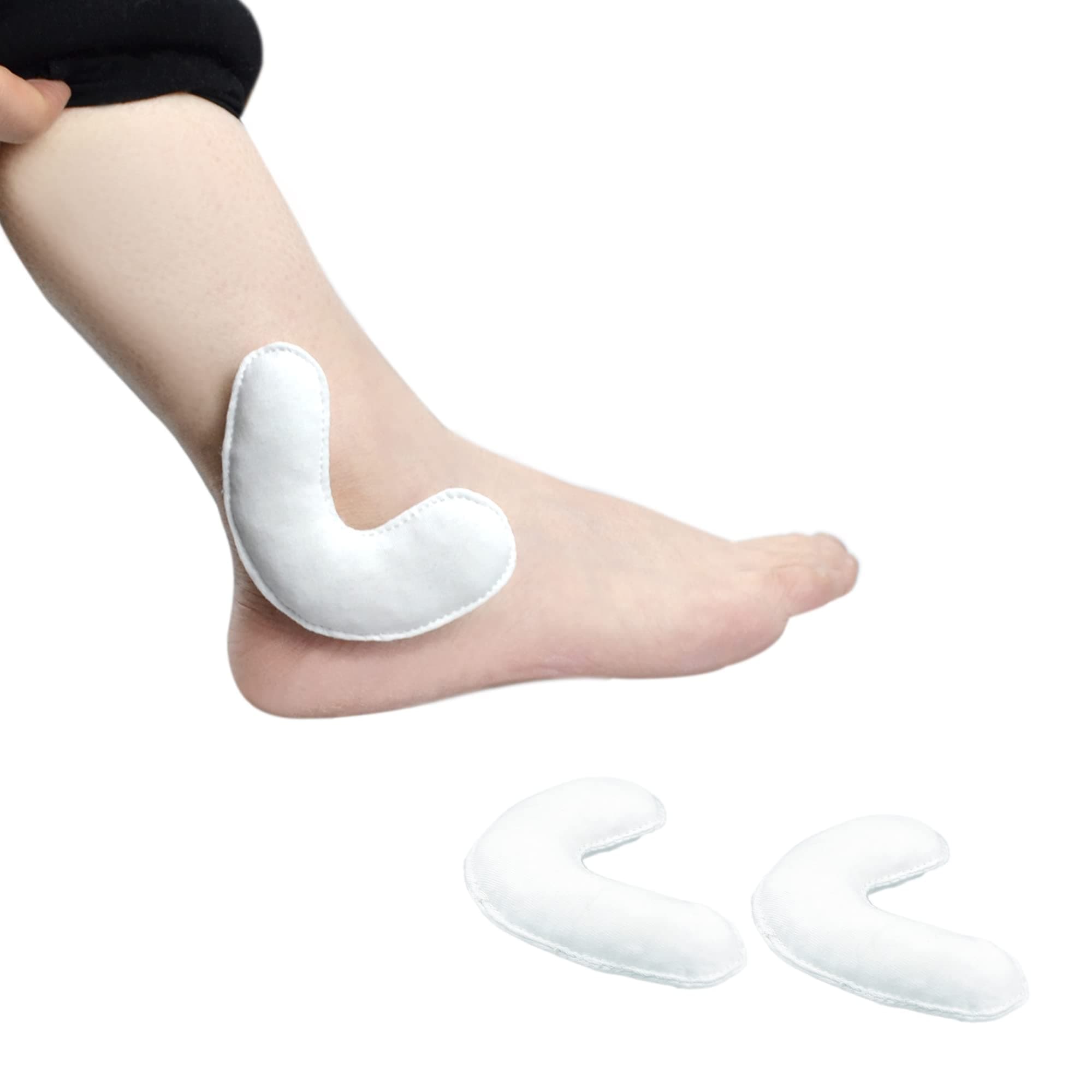 2 Pack Malleolus Pressure Pads Boots Ankle Pads Malleolar Protection Cushion for Joint Pain Sprain Plantar Fasciitis Achilles Tendonitis Swelling