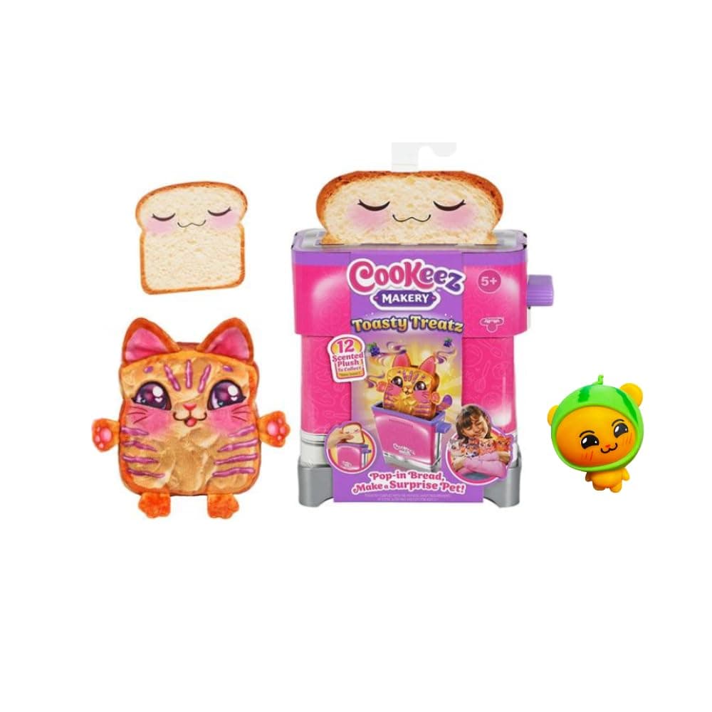 Cookeez Makery Toasty Treatz Mini Squishy Friendz Bundled Set