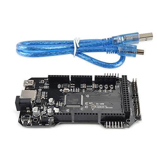 BCZAMD Cloned RE-ARM Control Board Upgrade Mega 2560 R3 3D Printer Board 32-Bit Motherboard 3D Printer Parts to Ramps 1.6/1.5/1.4 with USB Cable Compatible with Arduino