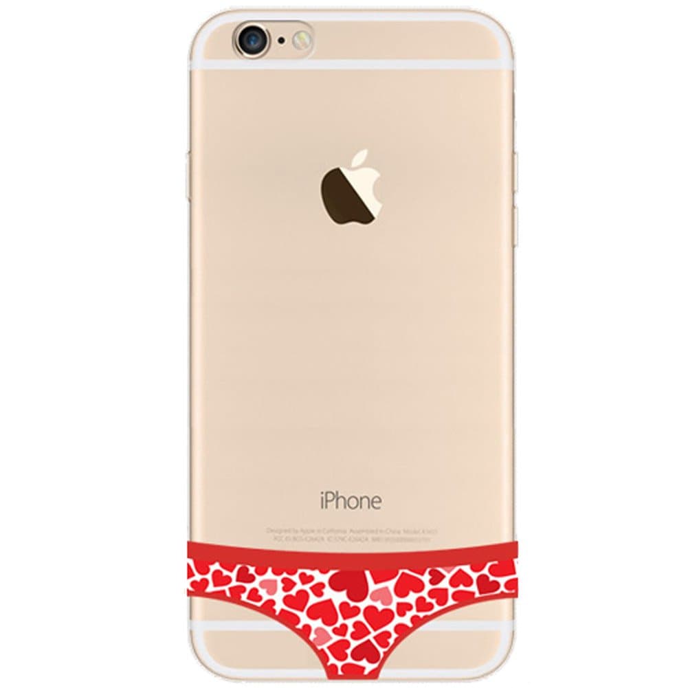 iPhone 6 plus Case, Sexy Women Briefs Underpants Pattern Creative Phone Cover Protective Skin for iPhone 6 plus 5.5inch