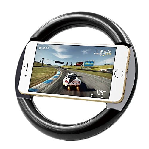 Universal Game Wheel for Smartphone, iPod, iPhone and Other Mobile Devices, Holster, Gamepad, Holder