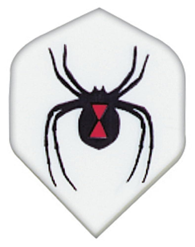 5 Sets (15 Flights) Black Widow, Spider Standard Dart Flights