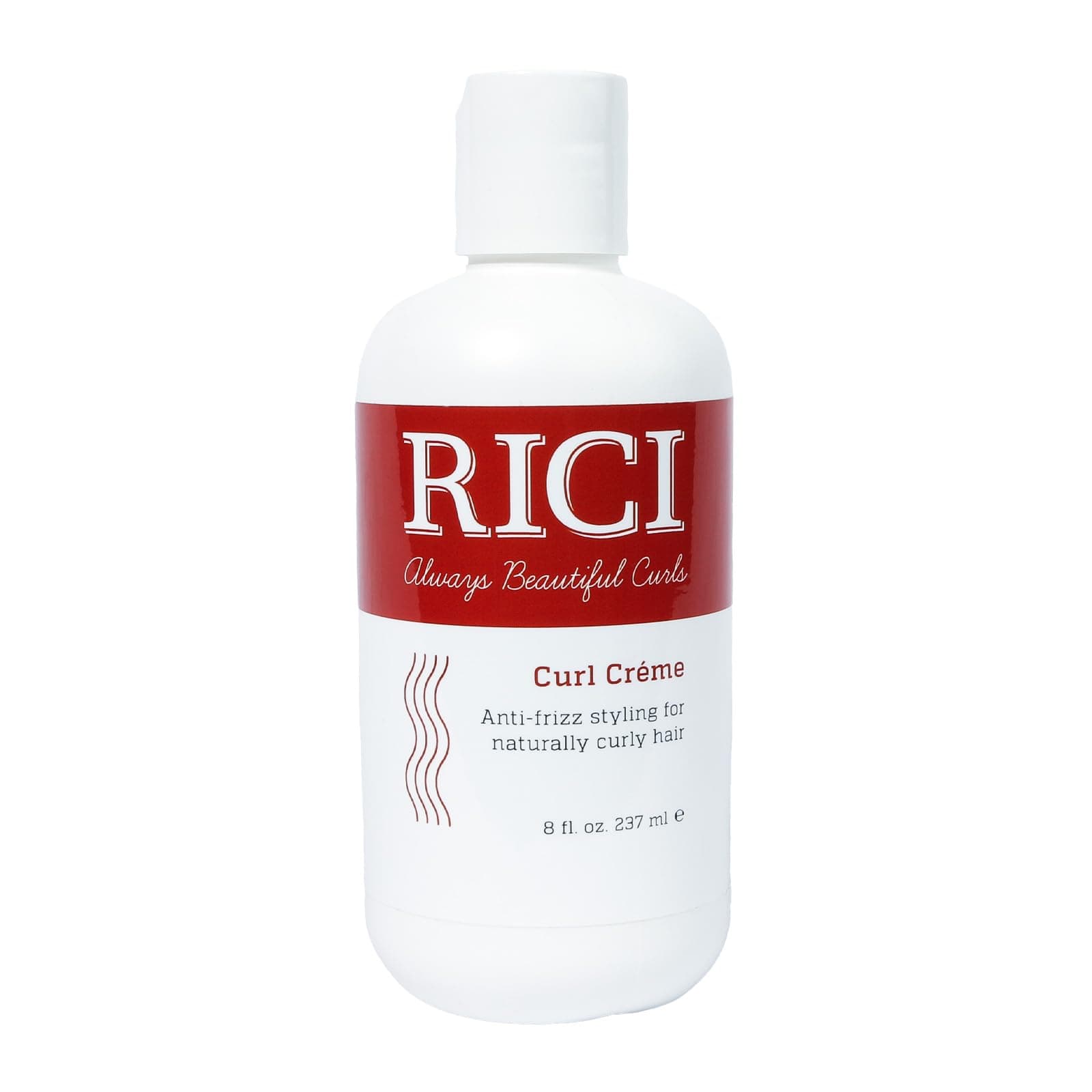RICI Curl Creme - Anti-Frizz Styling Cream for Naturally Curly Hair (8 fl oz)