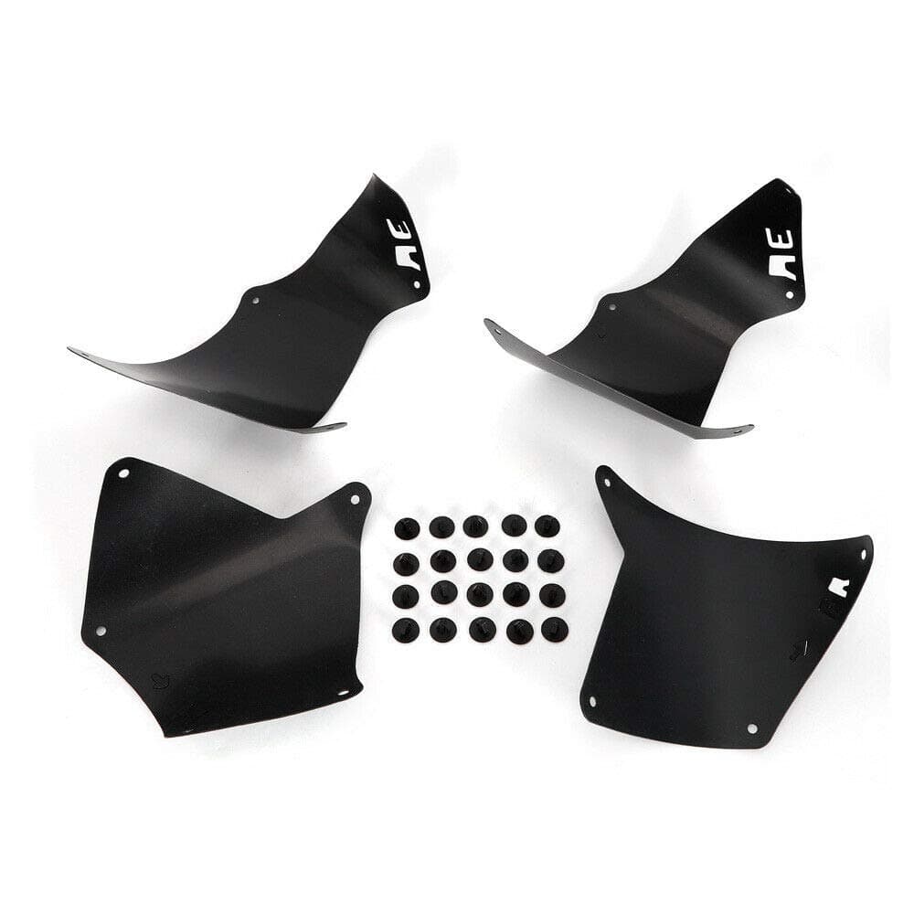 Gangmu Tec Set of 4 Splash Seals Fender Liner Guard with Clips Replacement for 2003-2009 Toyota 4Runner Replaces 53735-35150 53886-35020