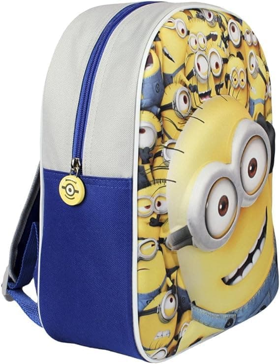 3D Minions Despicable Me Official Children's School Backpack | Cute & Comfortable Bag for Kids, Toddlers | Perfect for PreSchool, Nursery, & Travel | Officially Licensed by Universal Studios LLC