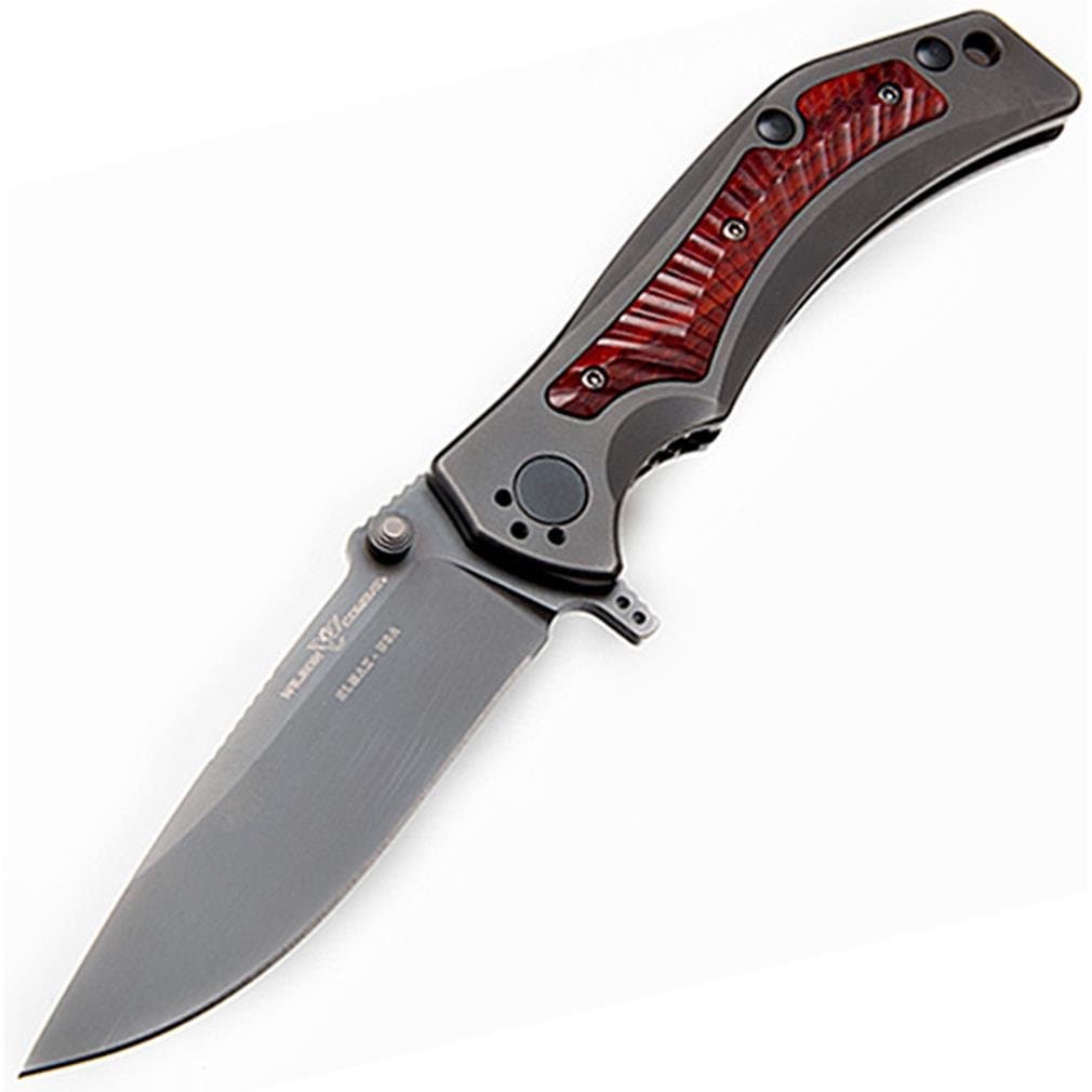 Wilson Combat Rapid Response XL, Titanium/Cocobolo Handle, Gunmetal Plain,