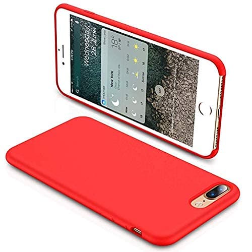 Daido™Silicone Series Case Compatible for iPhone 7/8 Plus (Red)