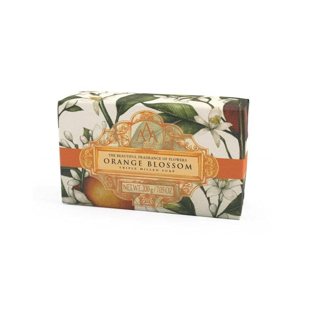 AAA Floral Orange Blossom Triple Milled Soap 200g by Aromas Artisanales de Antigua