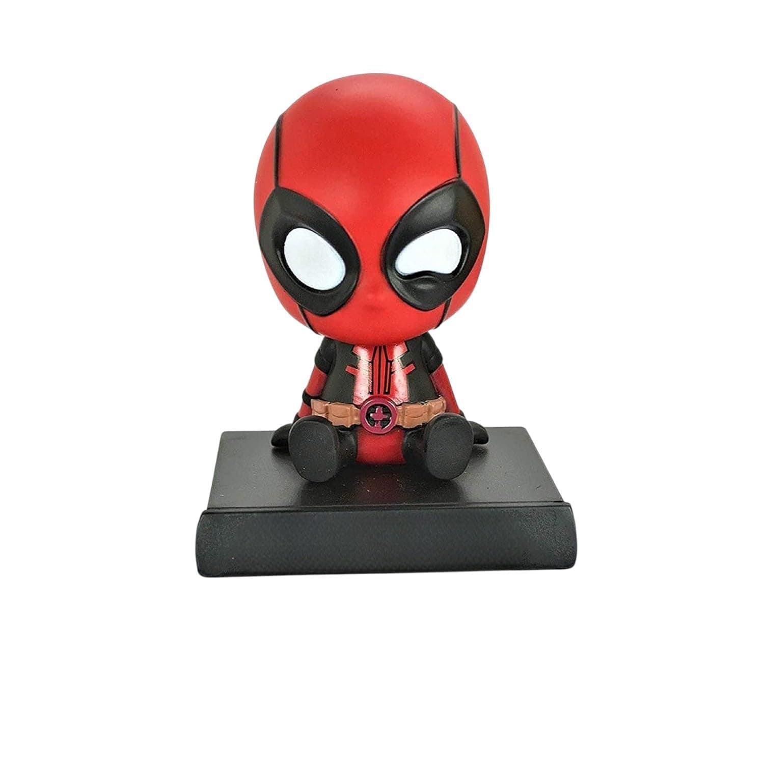 UMANI Super Hero Action Figure Limited Edition Bobblehead with Mobile Holder for Car Dashboard, Office Desk & Study Table (DE-AD-Pool)