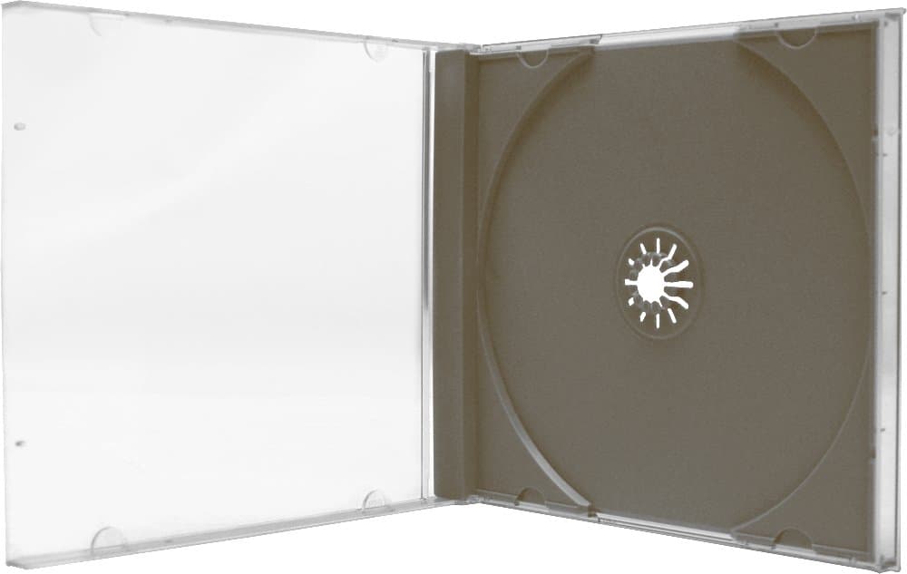 (1) Allsop Single Super Strong Box CD Jewel Case - CDBIS10DGPR - Durable and Shatter Proof CD Case