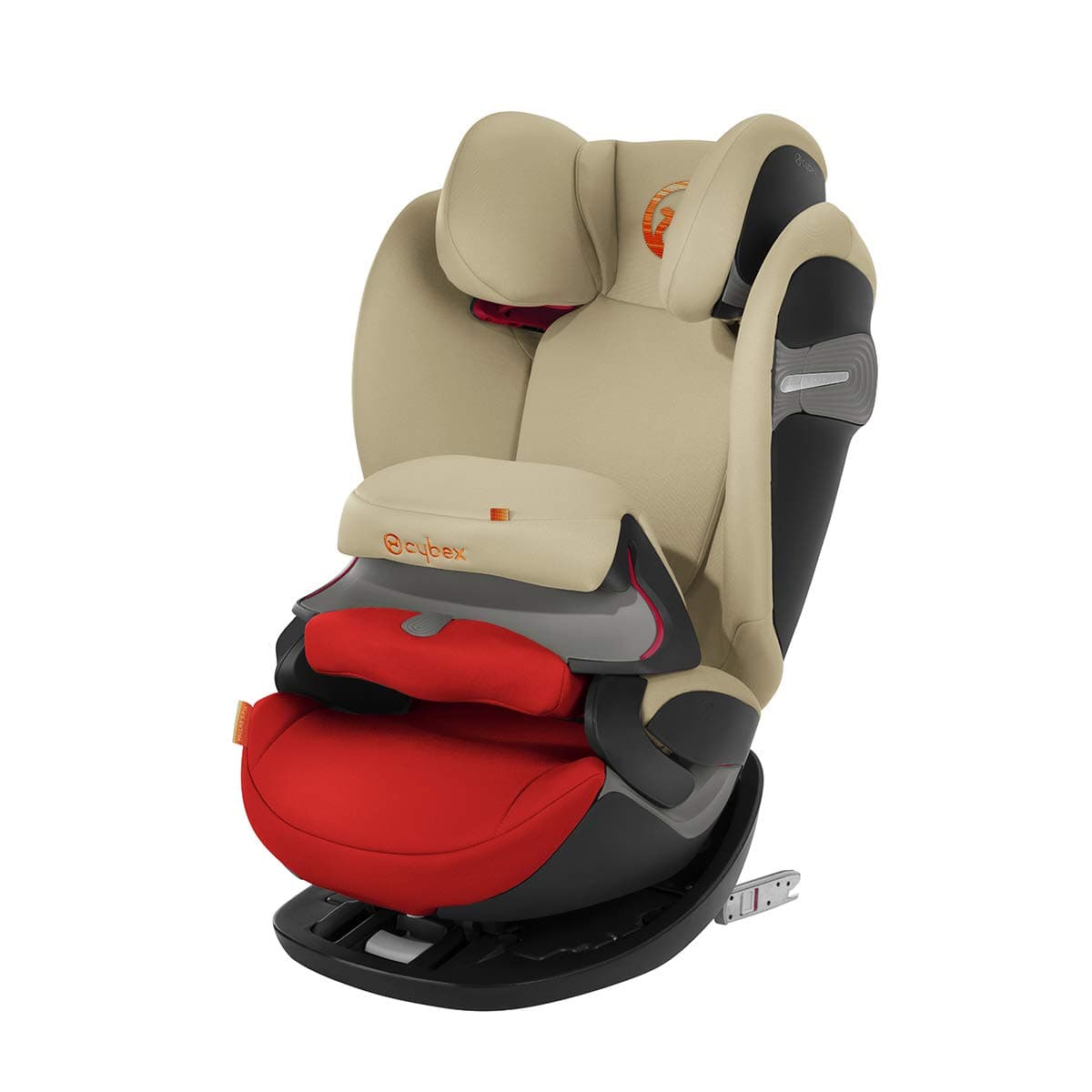 Cybex Gold Pallas S-Fix 2-in-1 Child's Car Seat, for Cars With and Without ISOFIX, Group 1/2/3 (9-36 kg), From Approx. 9 Months to Approx. 12 Years, Autumn Gold