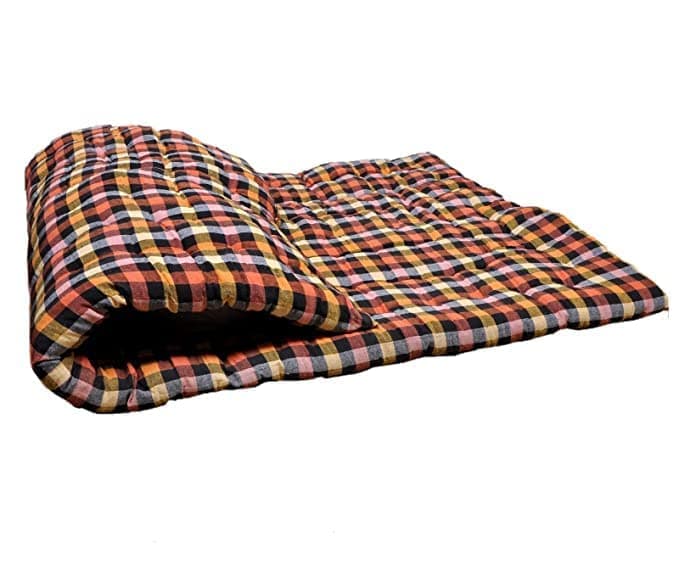JY Cotton Single Bed, Foldable, Light Weight Mattress Soft Gadda (Multicolour, 1 Sleeping Capacity, 3 x 6 ft or 72 x 36 Inch)(Pack of 1)