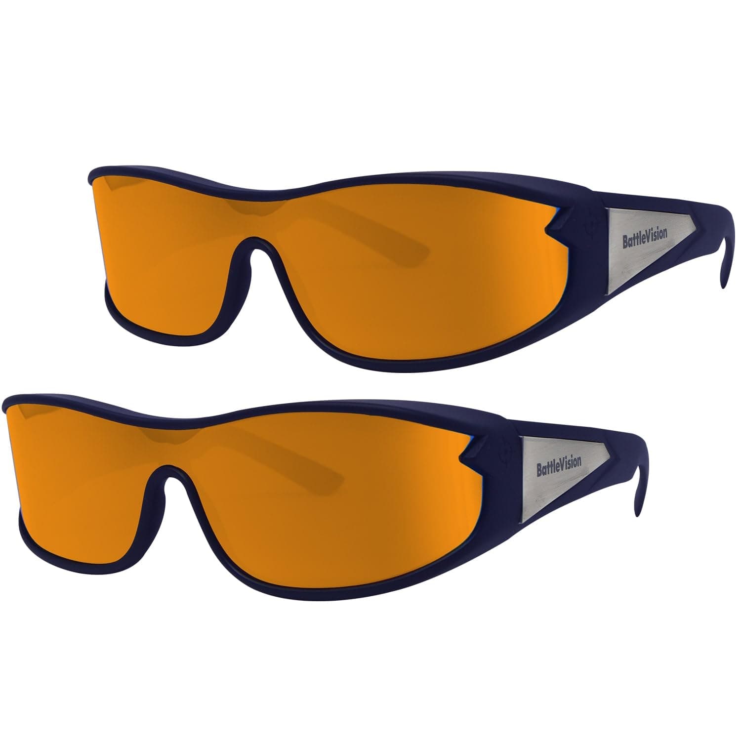 BattleVision Storm Wraparounds Bad Weather Driving Glasses, AS-SEEN-ON-TV, Fits Over Your Prescription Eyeglasses & Reading Glasses, See Clearer, Anti-Glare, Reduces Glare in Rain, Snow & More, Unisex