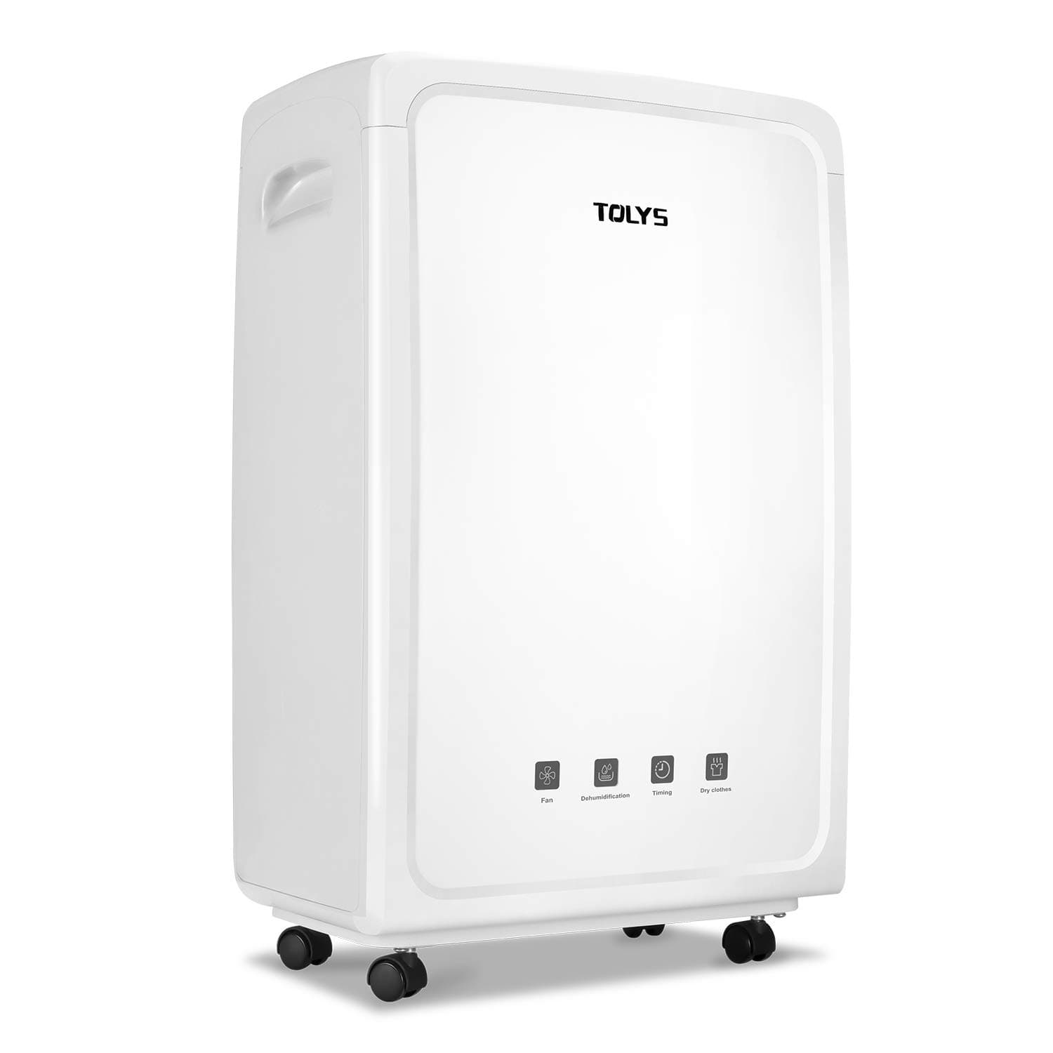 TOLYS 70 Pint Portable Dehumidifier – Large Capacity Home Dehumidifier – 4000Sq Feet Coverage – Practical and Ergonomic – Fan Wheels and Automatic Drainage – Ideal for Basements, Attic, Large Rooms