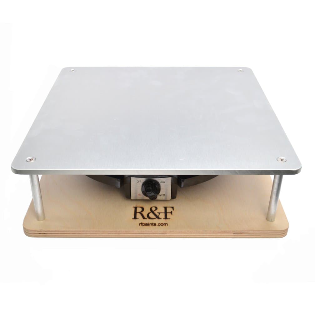 R&F Handmade Paints Heated Encaustic Art Palette, 12 by 12-Inch