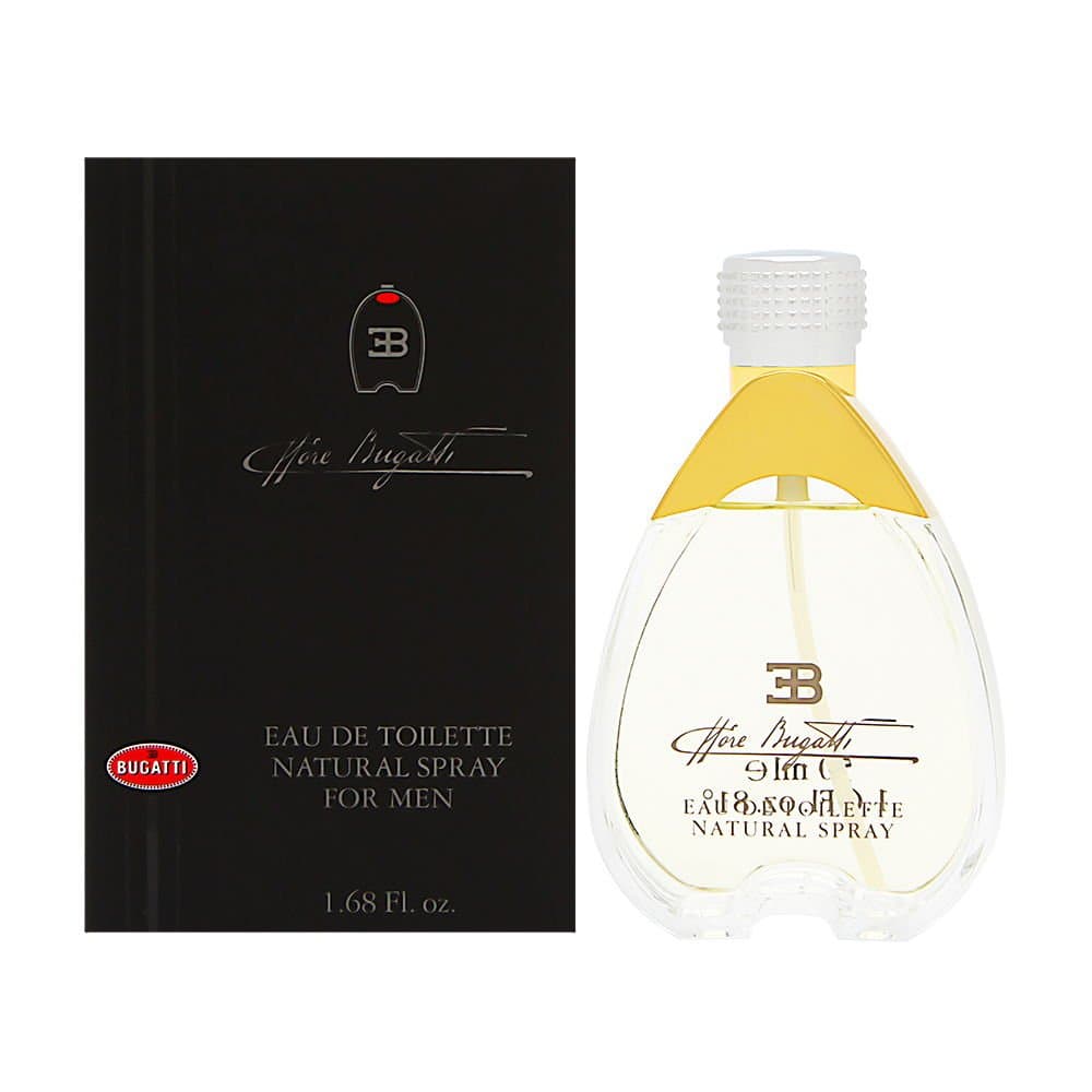 Ettore Bugatti by Diana de Silva for Men 1.68 oz Eau de Toilette Spray (Black Edition)