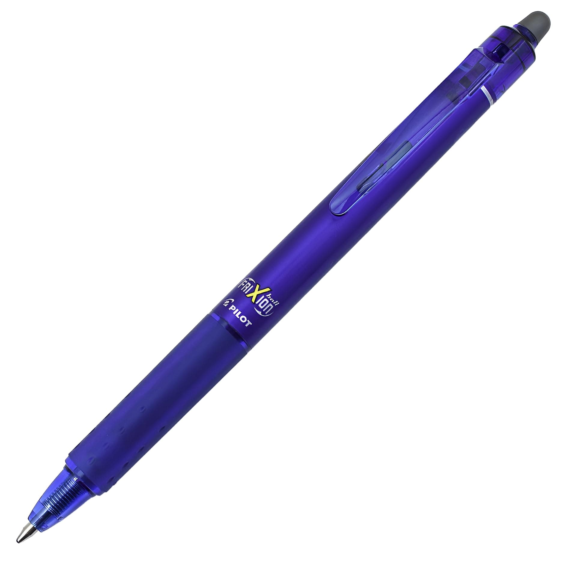 Pilot Frixion Clicker Retractable Erasable Rollerball 0.7 mm Tip, Blue, Single Pen