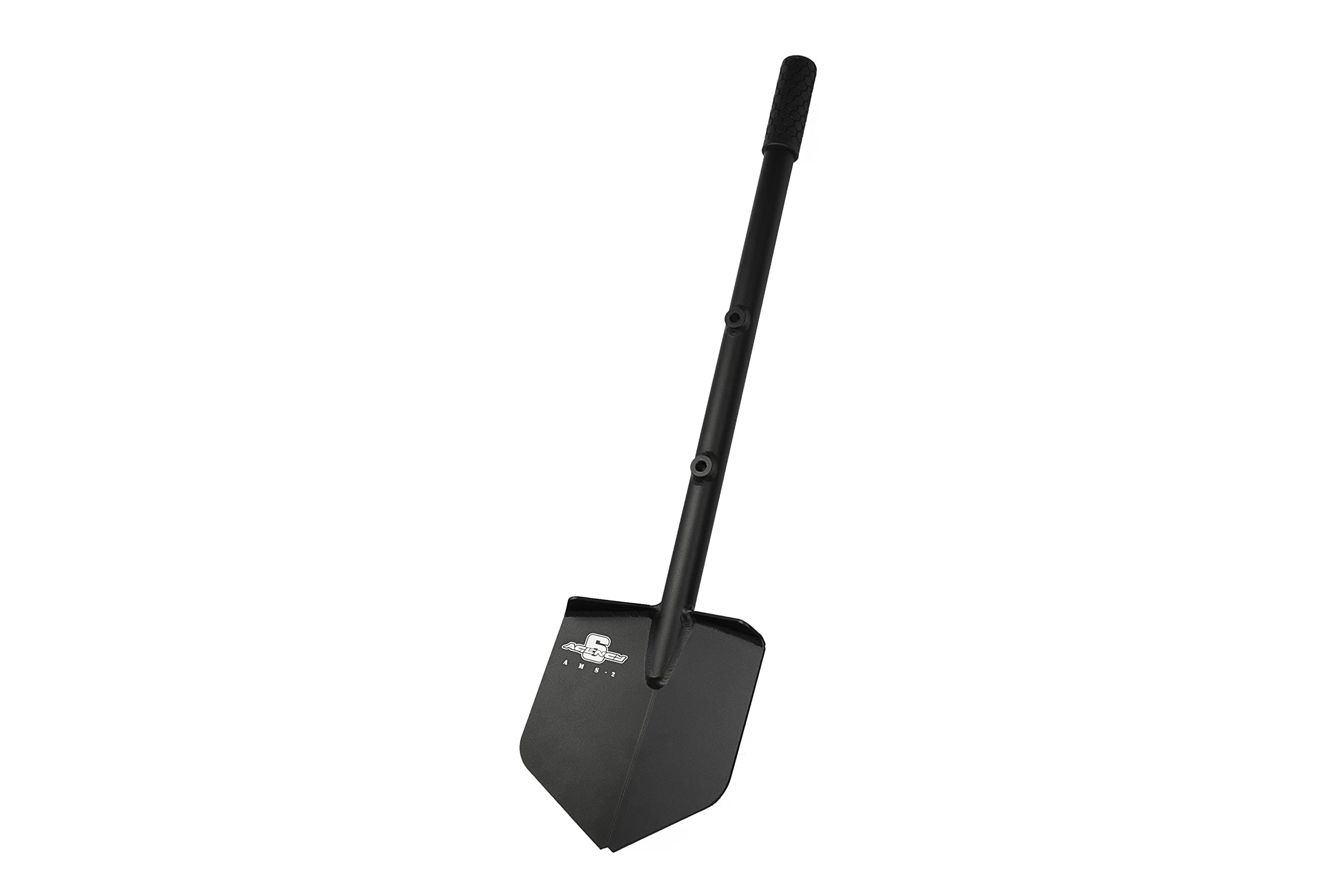 Agency 6 Long Shovel XL - Black Textured Finish - Lightweight Aluminum Hand Welded Offroad Shovel Made in USA