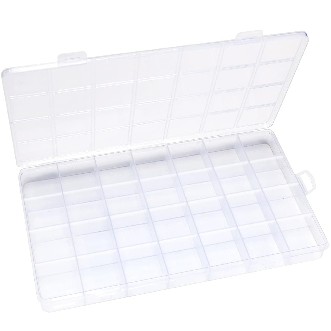 28 Grids Bead Organizer, Craft Organizers and Storage, Acrylic Organizers, Plastic Bead Organizer Box for Crafts Organizing Storing