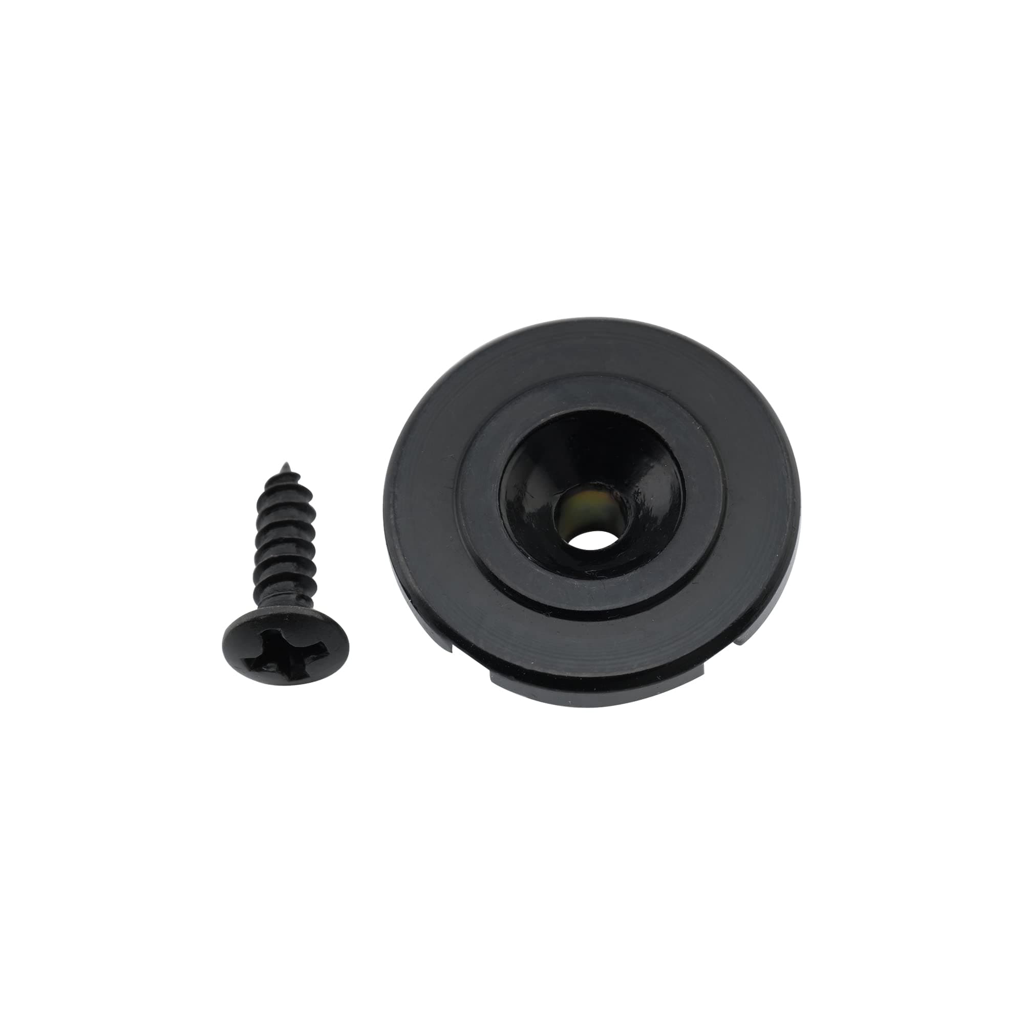 Musiclily Pro Steel Vintage Round Bass String Guide Retainer Tree for Precision/Jazz Bass Electric Bass, Black